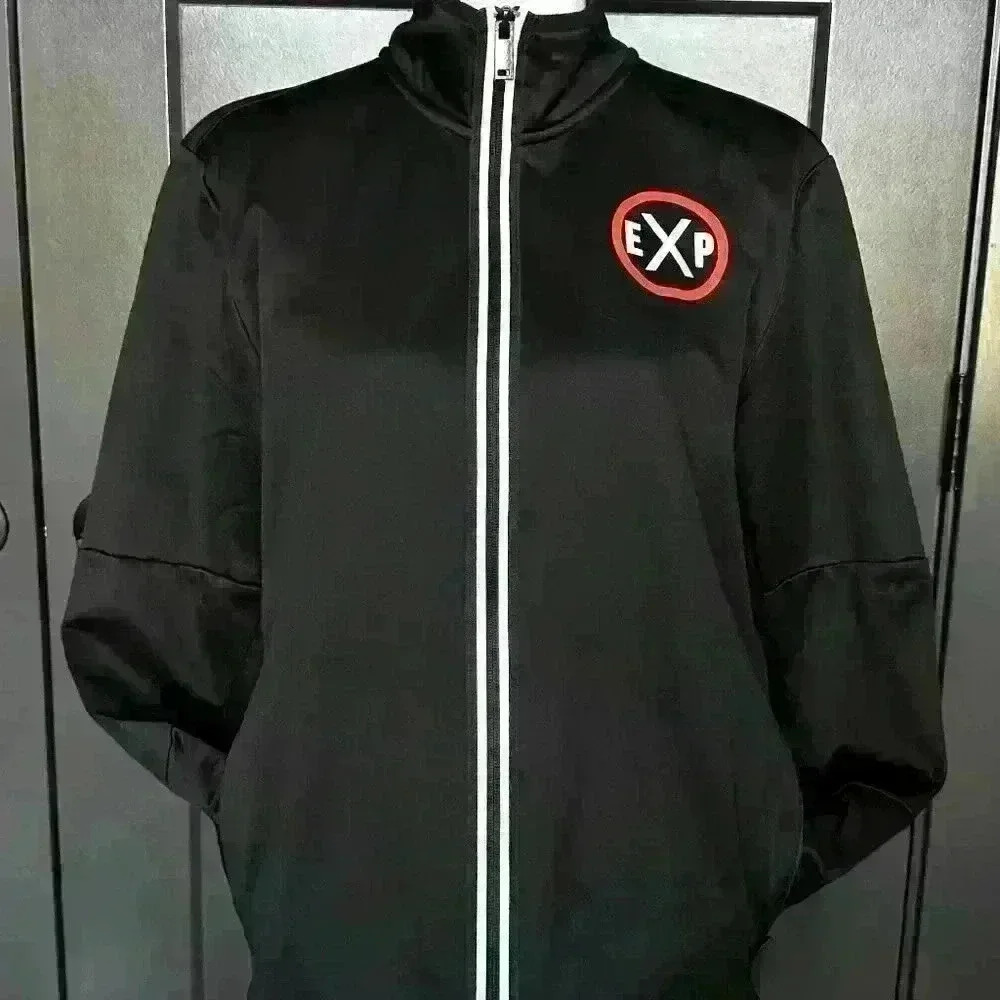 NWOT Women's Express Black Zip Up Jacket With Fleece Lining Size Medium